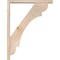 Ekena Millwork Olympic Block Smooth Bracket w/ Offset Brace, Douglas Fir, 3 1/2"W x 26"D x 34"H BKT0402X26X34OLY05SDF - alternate 2